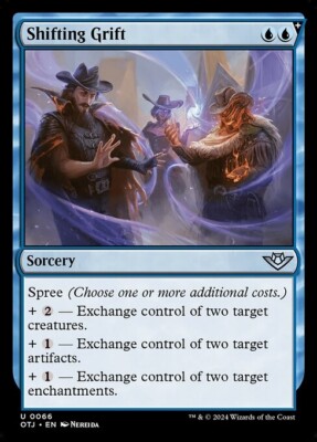 *MtG: 4x Shifting Grift - Outlaws of Thunder Junction UC - magicman-europe*