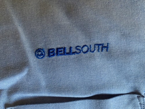 Vintage BellSouth XL hellblaues Langarmhemd mit Knopfleiste für Herren - Bild 5 von 7