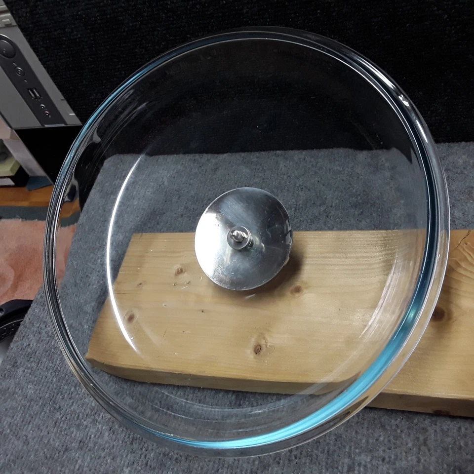 PYREX Glasdeckel Topfdeckel Pfannendeckel aus Glas, ohne Edelstahlrand D=275mm - Bild 4 von 4