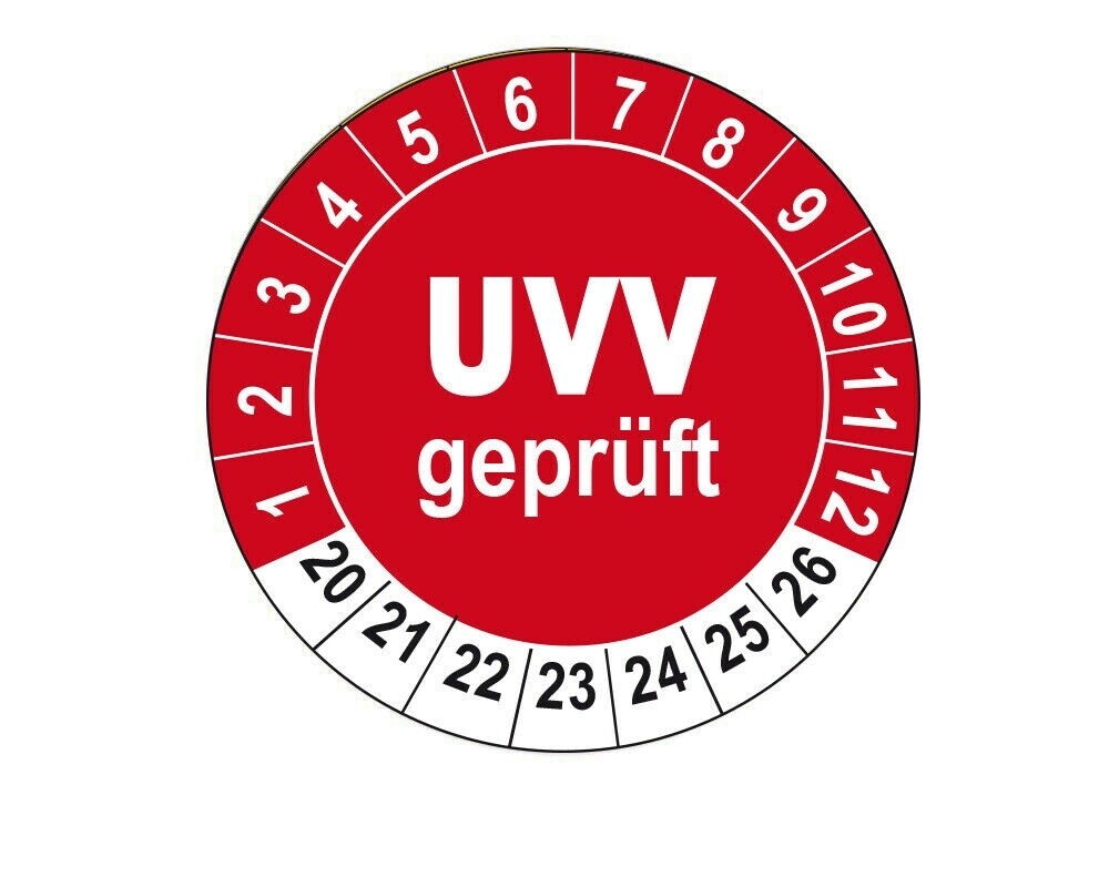 Prüfplaketten Auf Rolle Frei Mit Logo, Live Layout