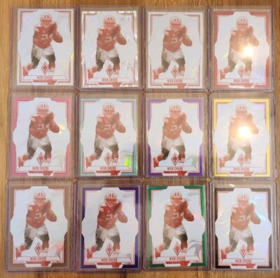 2023 Phoenix Nick Chubb Contours CON-11 Best Insert Almost Full Rainbow Set!