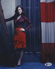 CAROLINE DHAVERNAS SIGNED 8X10 PHOTO HANNIBAL BECKETT BAS AUTOGRAPH AUTO COA E
