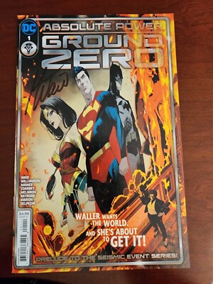 Absolute Power Ground Zero #1 DC 2024 Cover A Signed Mark Waid COA NM 9.4
