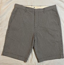 Men's J Crew Navy Gingham Shorts size 33