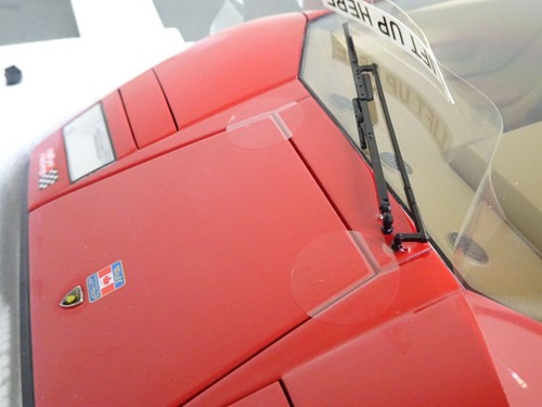 KYOSHO 1/12 Lamborghini Countach LP500S WW Red Die-Cast Car series 08613RV New - Picture 4 of 12