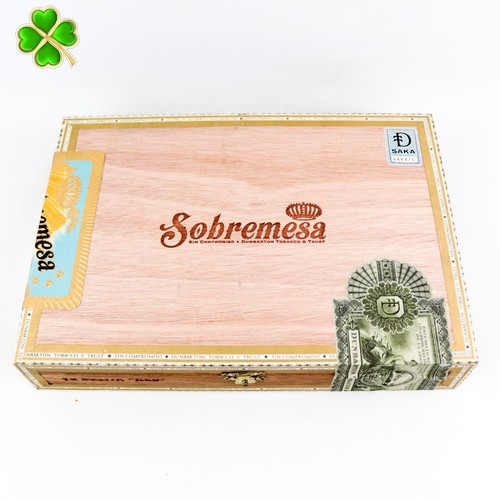 Caja de cigarros de madera vacía "roja" Sobremesa Solita 10,5" x 7,25" x 1,75" - Imagen 11 de 12