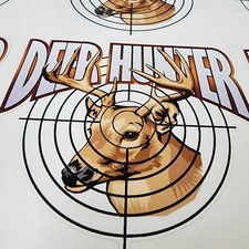 Deer hunter 5" x 4" Full Color Sticker decal