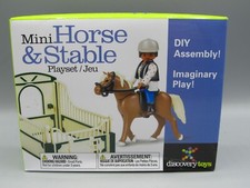 Mini Horse And Stable by Discovery Toys Playset Toy NEW Compares to Playmobil