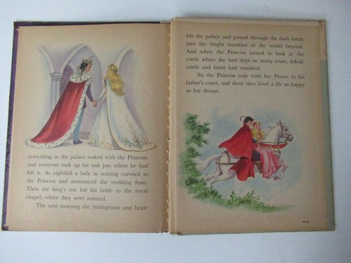 6 VINTAGE DISNEY BOOKS, GOLDEN, WONDER, SNOW WHITE, SLEEPING BEAUTY, CINDERELLA - Picture 17 of 19