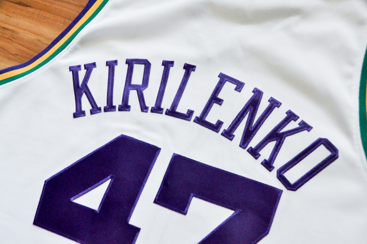 Andrei Kirilenko Utah Jazz Reebok Jersey Authentic HWC 1979/80