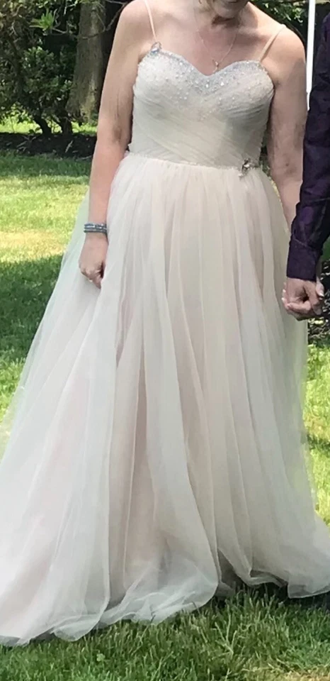 davids bridal wedding/formal dress size 22 - Image 4 of 4