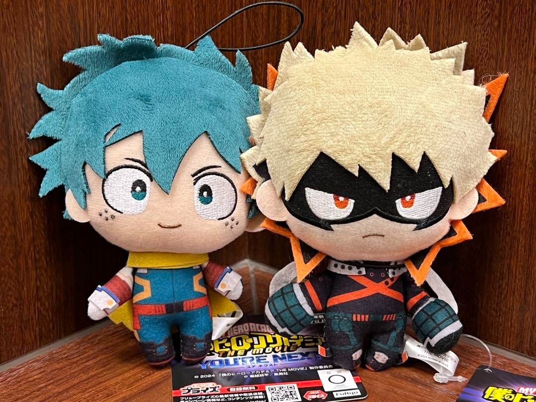 My Hero Academia SET Korenui Mini Plush Izuku Bakugo 13cm Mascot