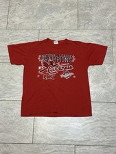 Vintage T Shirt 1987 St Louis Cardinals World Series Single Stitch USA Large