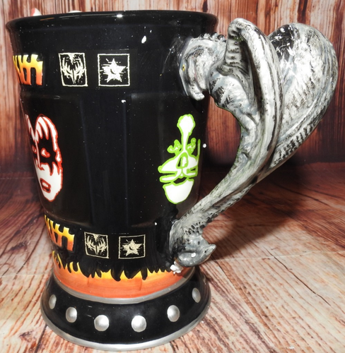2001 Kiss Catalog Tongue Pitcher With Box Porcelain Band Spencers - Picture 3 of 24