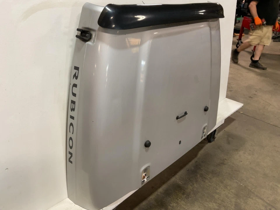 Jeep TJ Wrangler OEM capó plata brillante PSB 1997-2002 2003 2004 2005 2006 065247 Foto 2 de 4