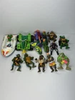 TMNT Teenage Mutant Ninja Turtles Vintage Action Figure & Vehicle Lot