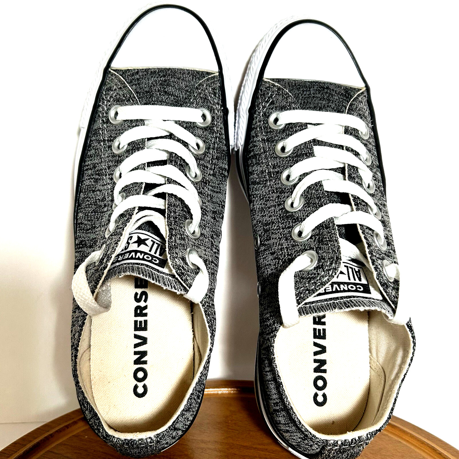 CONVERSE All-Star Dolphin Gray Low Top Casual Sneaker Shoes W-7 M-5  155375 NEW thumbnail 2