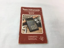 Texas Instruments Calculator Owners Manual SR-51-II (1976)