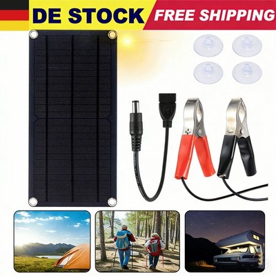 Solar Panel 100W USB Typ-C Wasserdicht Outdoor Camping Wandern Ladegerät