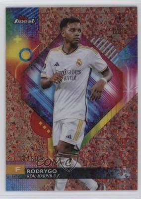 2023-24 Topps Finest UEFA Club Competitions 12/50 Rodrygo #66 n0c