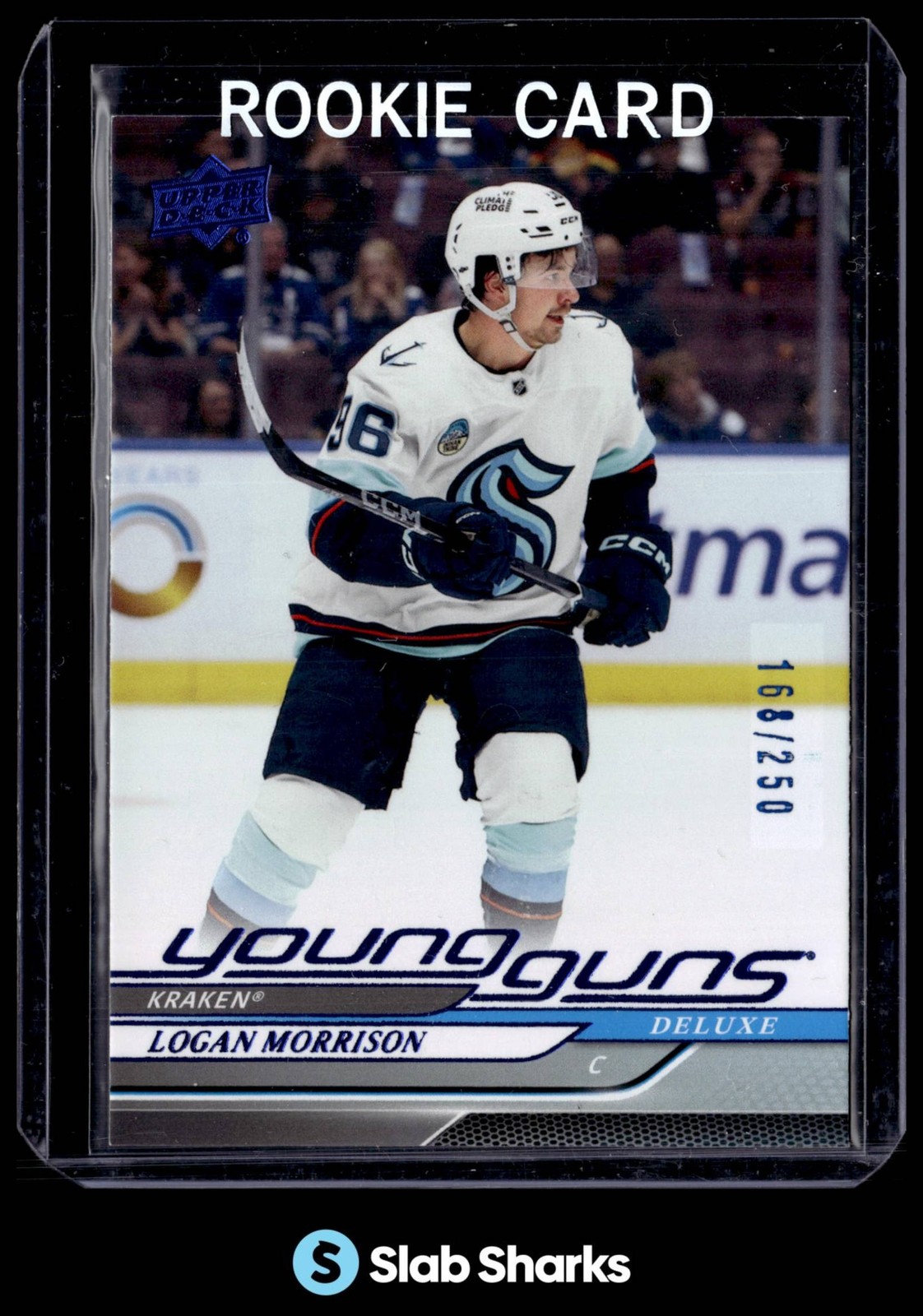 2024 UPPER DECK #469 LOGAN MORRISON DELUXE YOUNG GUNS RC /250