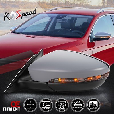 Left Driver Side Powered Heated Turn Signal Rear View Mirror for 2012 VW Passat