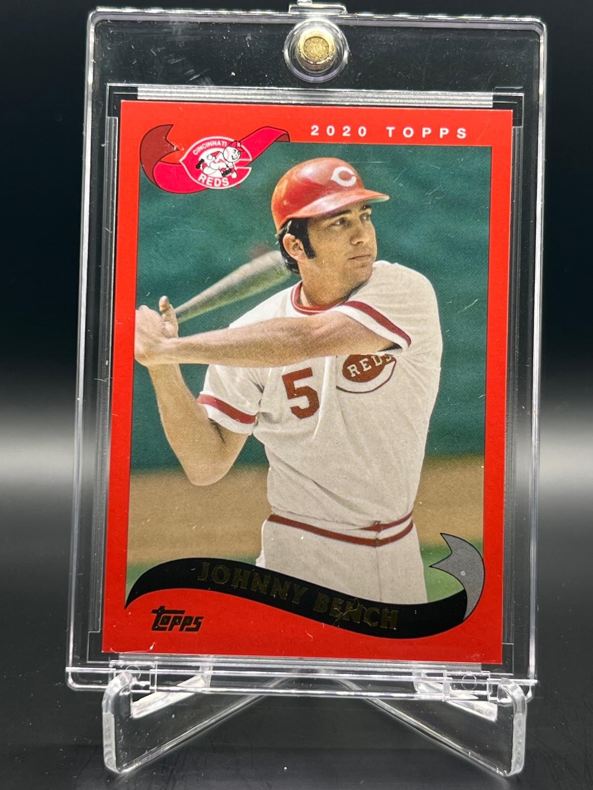 2020 Topps Archives #274 Johnny Bench Red #/75