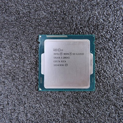 Intel Xeon E3-1225 v3 with 4th GEN Architecture (Haswell) 4 cores / 4 threads