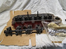 Early Mgb Cylinder Head 12h906 With Rocker Arm Shaft Assembly And Push Rods