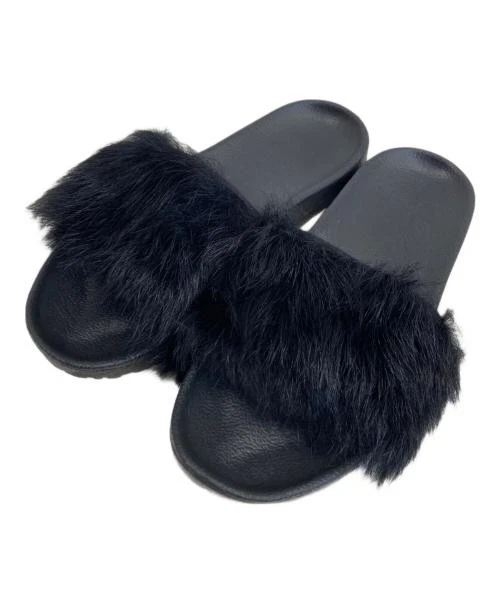 UGG Sandali in pelliccia nero 1018875