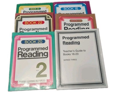PROGRAMMED READING Phoenix Learning Resources Teachers Guide & Books 16 17 20 22