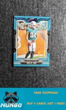 2021 Panini Playbook #173 Hunter Long Purple Miami Dolphins Rookie