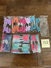 100 Skeins Lot Multi-Colors Cross Stitch Floss Cotton Thread Friendship Bracelet