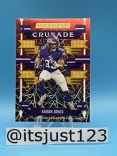 Aaron Jones CRUSADE LONGEVITY Prizm 2024 Panini Rookie & Stars #C-AJS Vikings