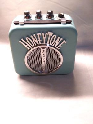 Danelectro Honeytone Mini Amplifier Aqua N-10 Guitar Amp - Tested with battery