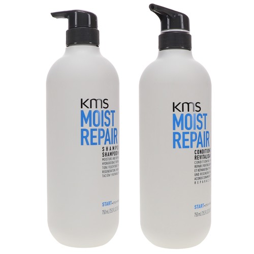 KMS Moist Repair Shampoo 25.3 oz & Moist Repair Conditioner 25.3 oz Combo Pack - 第 6/8 張圖片