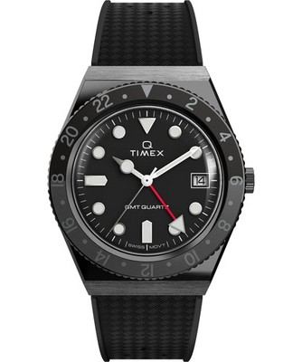 Timex Q Reissue Schwarz Herren Armbanduhr TW2V38200