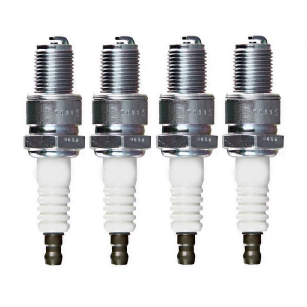 NGK For Yamaha CS340E 1989-2000 Spark Plug Standard Box of 4 BR9ES SOLID
