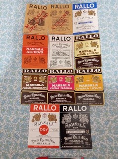 RALLO VINO MARSALA ETICHETTE EPOCA PERFETTE LOTTO