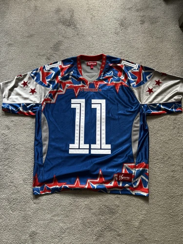 Maillot de football Supreme Stars bleu royal homme taille M