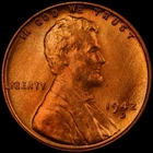 1942-D Lincoln Wheat Cent - Choice Gem BU - Color - Toned - Lustrous