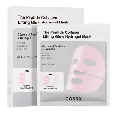 COSRX Peptide Collagen Glow Hydrogel Blatt Maske - 3 Stück