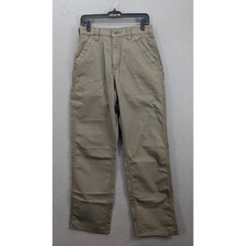 Carhartt Loose Fit Canvas Utility Work Pants Men's 30x34 Regular Tan B151 NWT