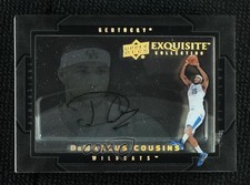 2011-12 Exquisite Collection Dimensions DeMarcus Cousins #D-DC Auto 10v5