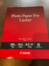 Canon Photo Paper - Letter - 8.50" X 11" - Luster - 50 Sheet 6211B004AA