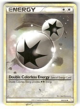 Double Colorless Energy 103/123 HeartGold & SoulSilver Pokemon Damaged on eBay