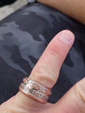 ring of pennies copper 1921 one dollar Ring