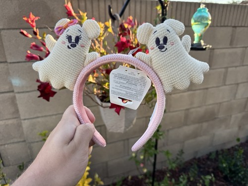 Cerchietto orecchie fantasma Topolino Minnie Disney Store RARO Halloween