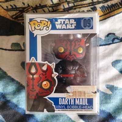 Funko Pop! Darth Maul 09 Blue Box Large Font Original OG Release - Star Wars