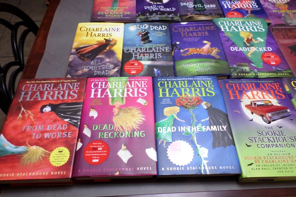 19 Entire Sookie Stackhouse Series Books True Blood Charlaine Harris HC /1st - Image 4 of 4